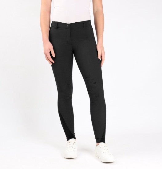 Rijbroek Montar Rebel Echo kniegrip Black