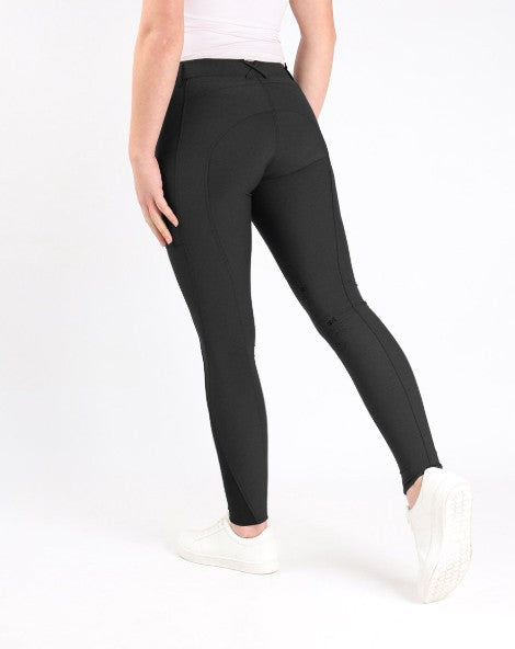 Rijbroek Montar Rebel Echo kniegrip Black